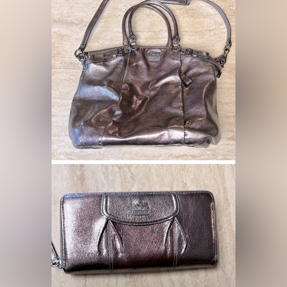 Coach bag/wallet combo